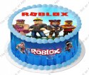 Duży zestaw na tort OPŁATEK ROBLOX + 2 OBWODY