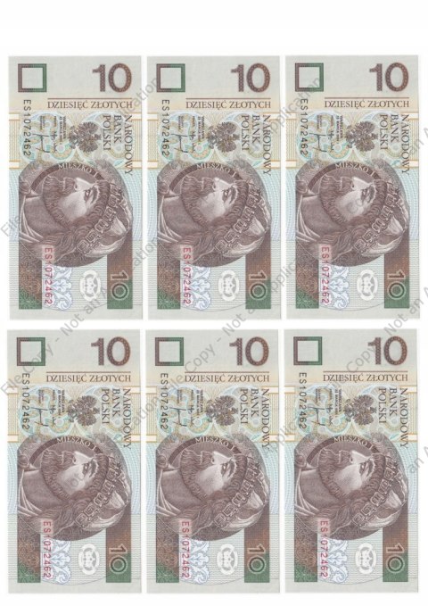 Wydruk OPŁATEK na tort BANKNOTY 10 ZŁ zestaw