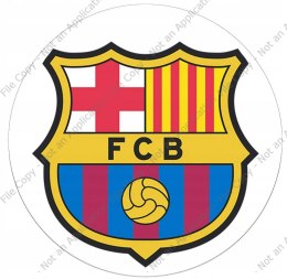 Wydruk OPŁATEK na tort herb FC Barcelona