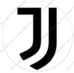 Wydruk OPŁATEK na tort herb Juventus Turyn