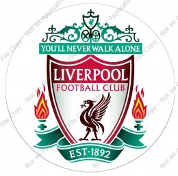 Wydruk OPŁATEK na tort herb Liverpool FC