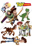 Wydruk OPŁATEK na tort zestaw TOY STORY WIEK