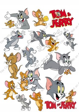 Wydruk masa cukrowa Tom&Jerry zestaw