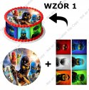 Zestaw do dekoracji tortu OPŁATEK LEGO NINJAGO HIT