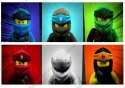 Zestaw do dekoracji tortu OPŁATEK LEGO NINJAGO HIT