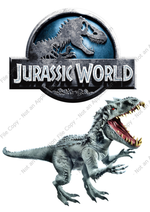 Wydruk CUKROWY tort JURASSIC WORLD EXTRA JAKOŚĆ