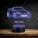 LAMPKA NOCNA LED 3D SAMOCHÓD HONDA S2000 + NAPIS IMIE PREZENT