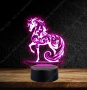 LAMPKA NOCNA LED 3D JEDNOROŻEC UNICORN NAPIS IMIE PREZENT