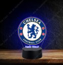 LAMPKA NOCNA LED 3D Piłka Nożna Chelsea Londyn NAPIS IMIE PREZENT