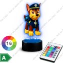 LAMPKA NOCNA LED 3D Psi Patrol CHASE NAPIS IMIE PREZENT